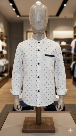 Camicia maniche lunghe stile navy MELBY (24 mesi)