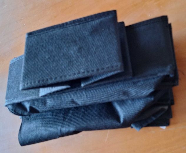 4 Scatole organizer in tessuto nero - Foto 2