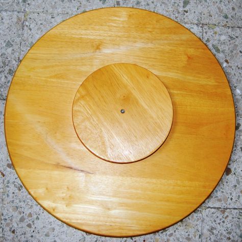 carrello portavivande in legno 48x58 2 ripiani - Foto 4