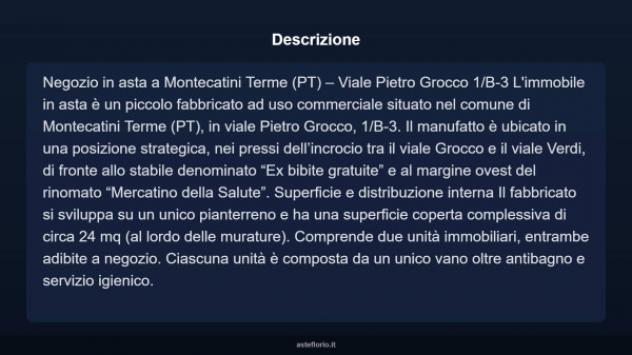 Immobile in asta di 24 m² in vendita a Montecatini-Terme - Foto 4