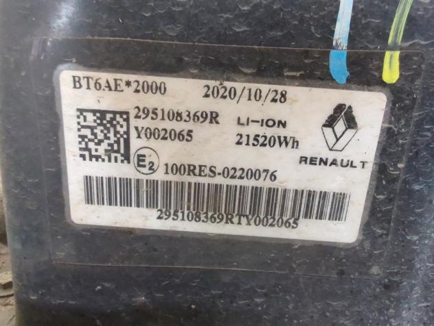 295108369R BATTERIA RENAULT TWINGO E 31KW AUT 5P (2021) RICAMBIO USATO 295F06673R - Foto 4