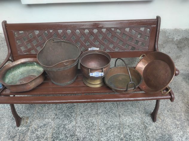 vasi, pentole ,tegami, ecc in rame antico - Foto 3