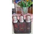 Thermos tre bottiglie con custodia pelle vintage