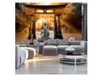 Fotomurale Adesivo Con Buddha Nel Tempio Dorato Arredalacasa