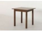 tavolo 70x70x2 di spessore con piano in nobilitato melaminico tinta noce