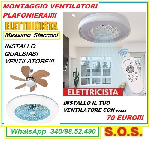 Montaggio ventilatori Roma - Foto 4