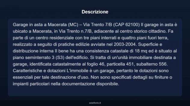 Immobile in asta di 18 m² in vendita a Macerata - Foto 4