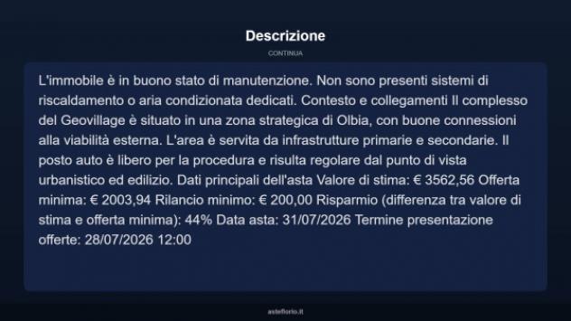 Immobile in asta di 13 m² in vendita a Olbia - Foto 5