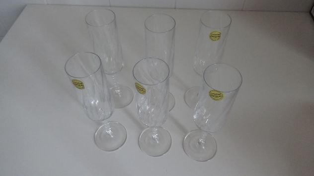 Servizio bicchieri "Cristal d'Arques" spumante - Foto 2