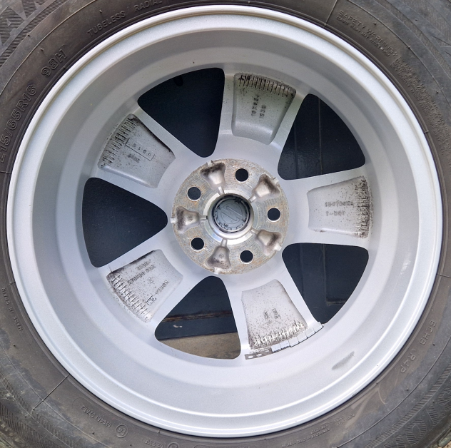 4 CERCHI IN LEGA DA 16" E GOMME INVERNALI OPEL MOKKA E ALTRI MODELLI - Foto 2