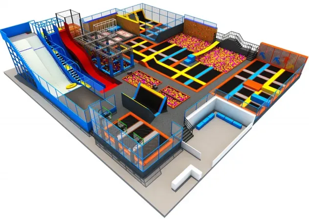 Attrezzature per Trampoline park per bambini per sale festa e parco giochi