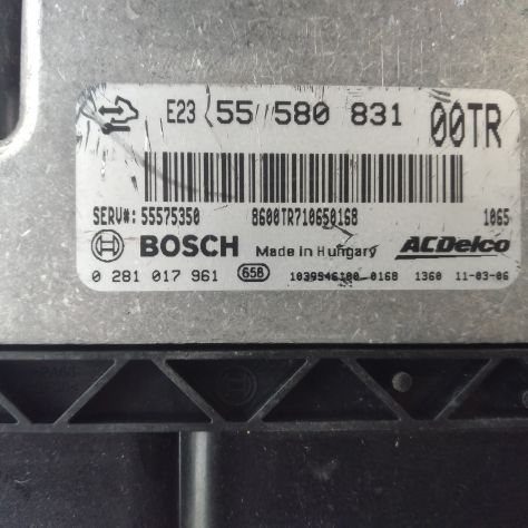 Centralina motore Bosch Opel Corsa D 1.3Mjet 95cv 0281017961 55580831 EDC17C18 - Foto 5
