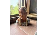Busto femminile vintage in terracotta policroma – ceramica artistica italiana