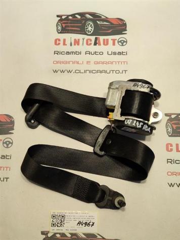 CINTURA DI SICUREZZA ANTERIORE SINISTRA MERCEDES Classe B W245 1° Serie 1698603385 602877300 640940 (0511)