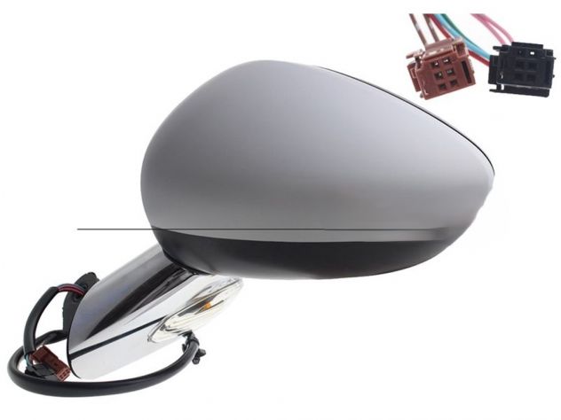 Retrovisore per Citroen c4 specchietto elettrico ribaltabile calotta vetro