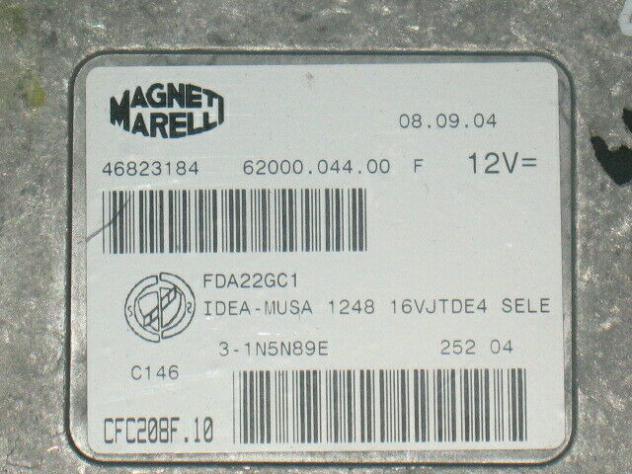 46823184 ECU cambio idea-musa 46823184 cfc208f10 1248 16vjtde4 sele - Foto 2