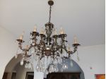Lampadario a sospensione in cristallo