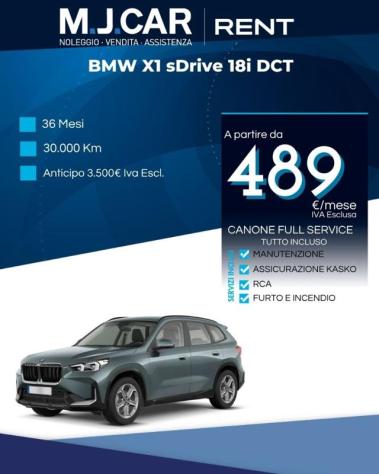 BMW X1 sDrive 18i DCT rif. 24242519