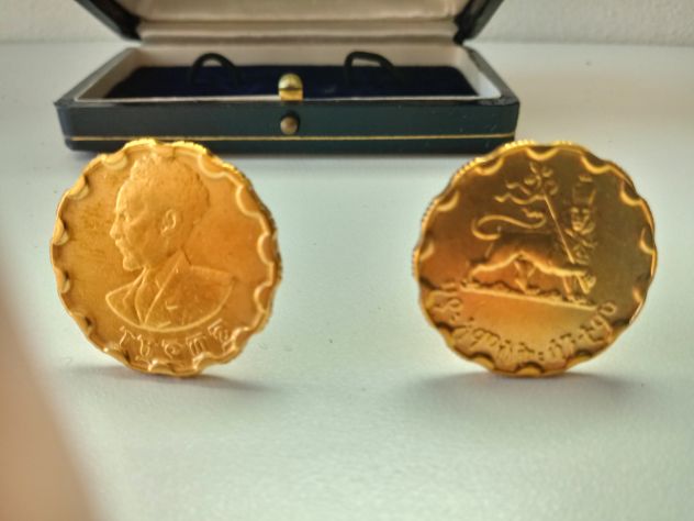 Gemelli per camicia uomo in bagno d'oro a Bergamo