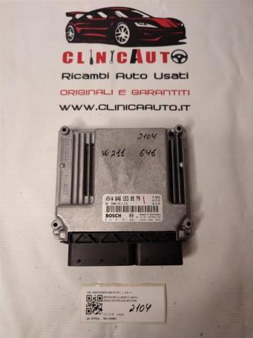 CENTRALINA MOTORE MERCEDES Classe C Berlina W203 A6461530879 0281011011 diesel 2148 (0004)