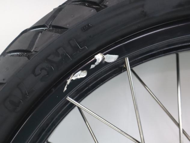 BMW R 1200 GS ADVENTURE 36318553003 CERCHIO RUOTA ANTERIORE 19X2.50 K25 10 - 13 FRONT WHEEL LEGGERI GRAFFI 36317710866 36317696215 - Foto 4