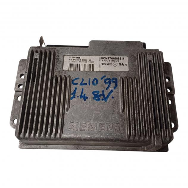 CENTRALINA MOTORE RENAULT Clio Serie 7700110258 E7JC6 diesel 1390 (9901)