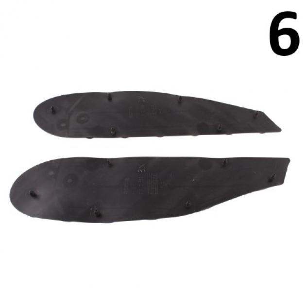 Coppia tappetini poggiapiedi scooter Aprilia SR AP8248665 AP8248666 - Foto 5