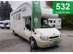 CAMPER RIMOR FORD MANSARDATO 7 POSTI DOPPIA DINETTE LETTI CASTELLO CLIMATIZ &hellip;