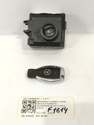 BLOCCHETTO ACCENSIONE MERCEDES Classe B W246 2° Serie A2469058301 651901 (12)