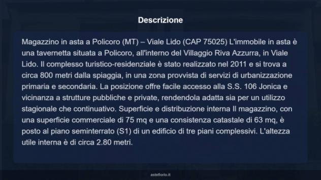 Immobile in asta di 75 m² in vendita a Policoro - Foto 5