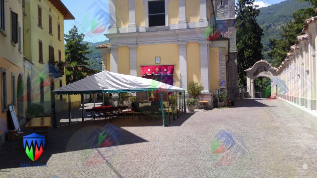 Gazebo per Giardini esterno bar 6 x 6 x 2,6 mt. telo Pvc ignifugo a Como - Foto 7
