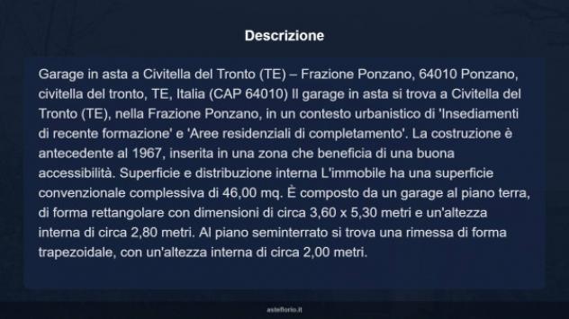 Immobile in asta di 46 m² in vendita a Civitella del Tronto - Foto 7