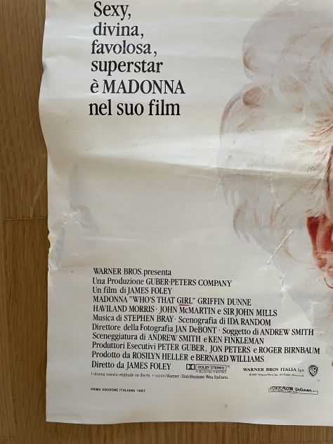 Poster Who’s That Girl, Madonna - Foto 2