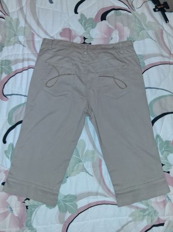 2 Pantaloni Mezza Stagione Capri Pinocchietti Cotone elasticizzati Taglia Comoda - Foto 8