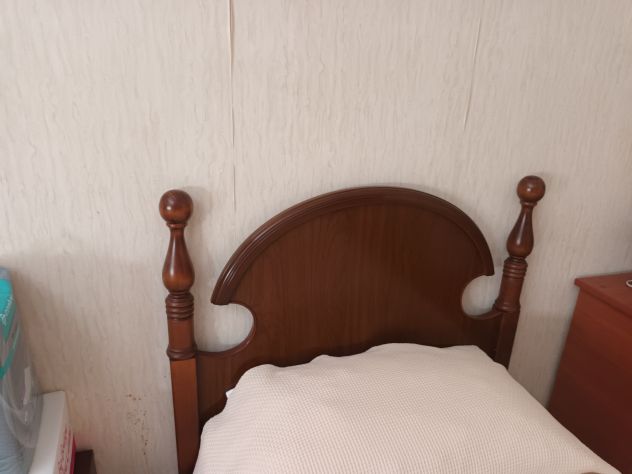 2 Strutture letto singole in legno stile classico – solo struttura - Foto 2