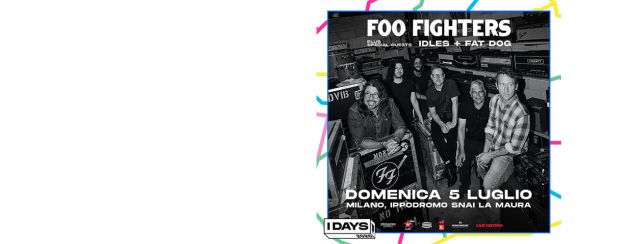 3Biglietti per Foo Fighters domenica, 05/07/2026 | 15:30 MILANO | Ippodromo SNAI