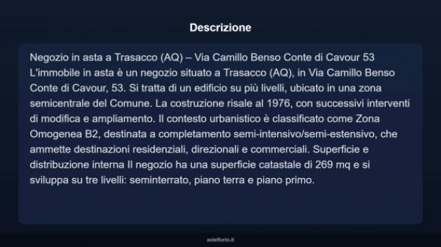 Immobile in asta di 269 m² in vendita a Trasacco - Foto 6
