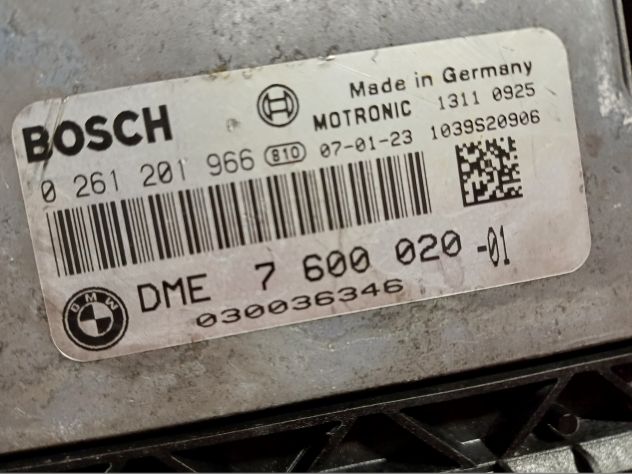 Centralina Motore Mini Cooper Bosch 0261201966 Dme 7600020 CENTRALINA ECU MINI - Foto 6