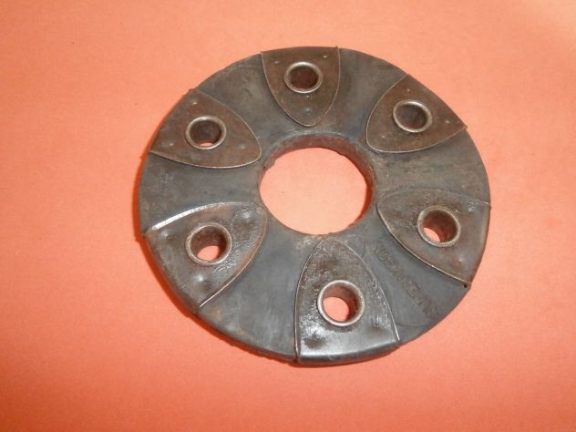 Giunto albero di trasmissione Fiat 500 a b c Topolino Giardinetta GOMMA/TELO - Foto 2