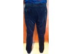 pantalone velluto rigato boggi tg60 col blu