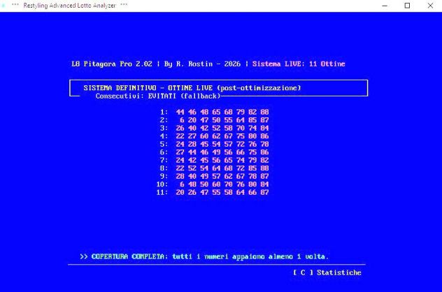 L8 PITAGOTA Pro Advanced LOTTO Analyzer New Software - Foto 10