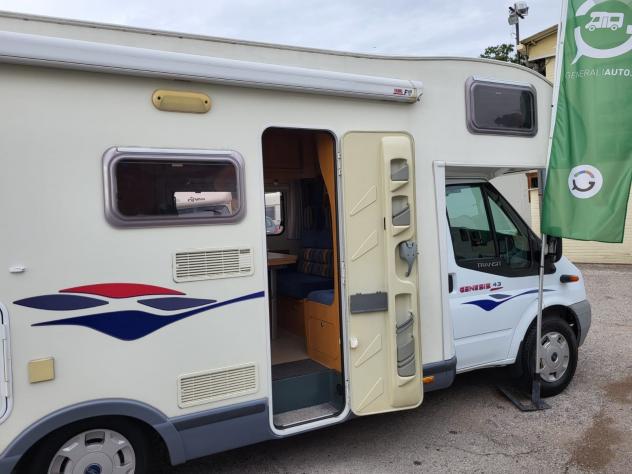 CAMPER CHALLENGER FORD MANSARDATO 6 POSTI LETTI CASTELLO CLIMATIZZATORE GENERALI - Foto 7