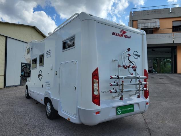 CAMPER ROLLER TEAM DUCATO MANSARDATO 6 POSTI GARAGE CLIMATIZZATORE GENERALI USATO - Foto 3