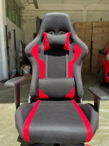 Sedia da Gaming con Altezza Regolabile e Schienale - Foto 3