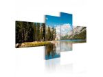 Quadro Lago Di Montagna 100x45 E 200x90 ARREDALACASA