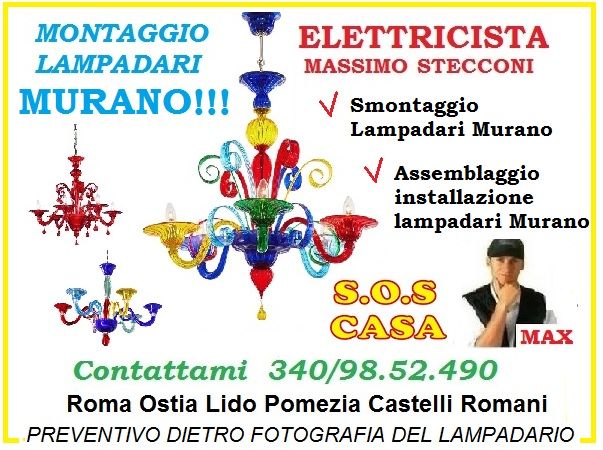 Montaggio plafoniere e lampadari Roma San Giovanni - Foto 5