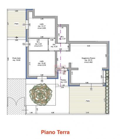 CERVIA CENTRO (TM173a): appartamento piano terra con 2 camere da letto, corte/giardino privato, posto auto - Foto 5