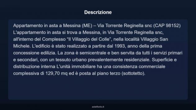 Immobile in asta di 129 m² con più di 5 locali in vendita a Messina - Foto 16
