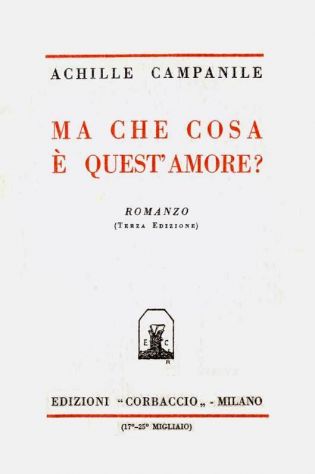 Ma che cos’è questo amore? - Campanile