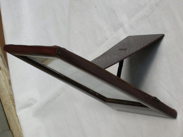 Antica cornice portaritratti legno Liberty e foto - Foto 5